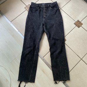 Abercrombie & Fitch Ultra High Rise Straight Denim